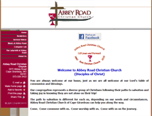 Tablet Screenshot of abbeyroadchristianchurch.com